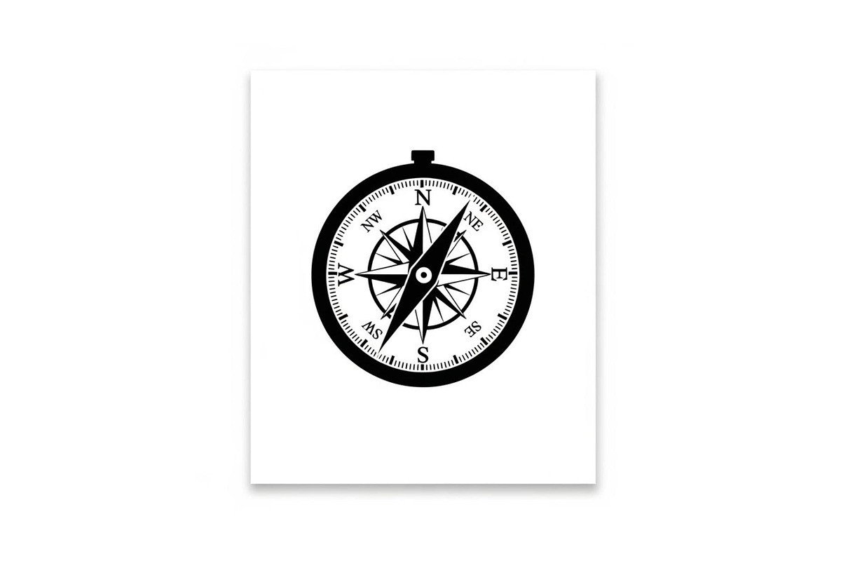 Compass Navigation Silhouette Set, a Graphic by hafijul (Photo 14 of 14)