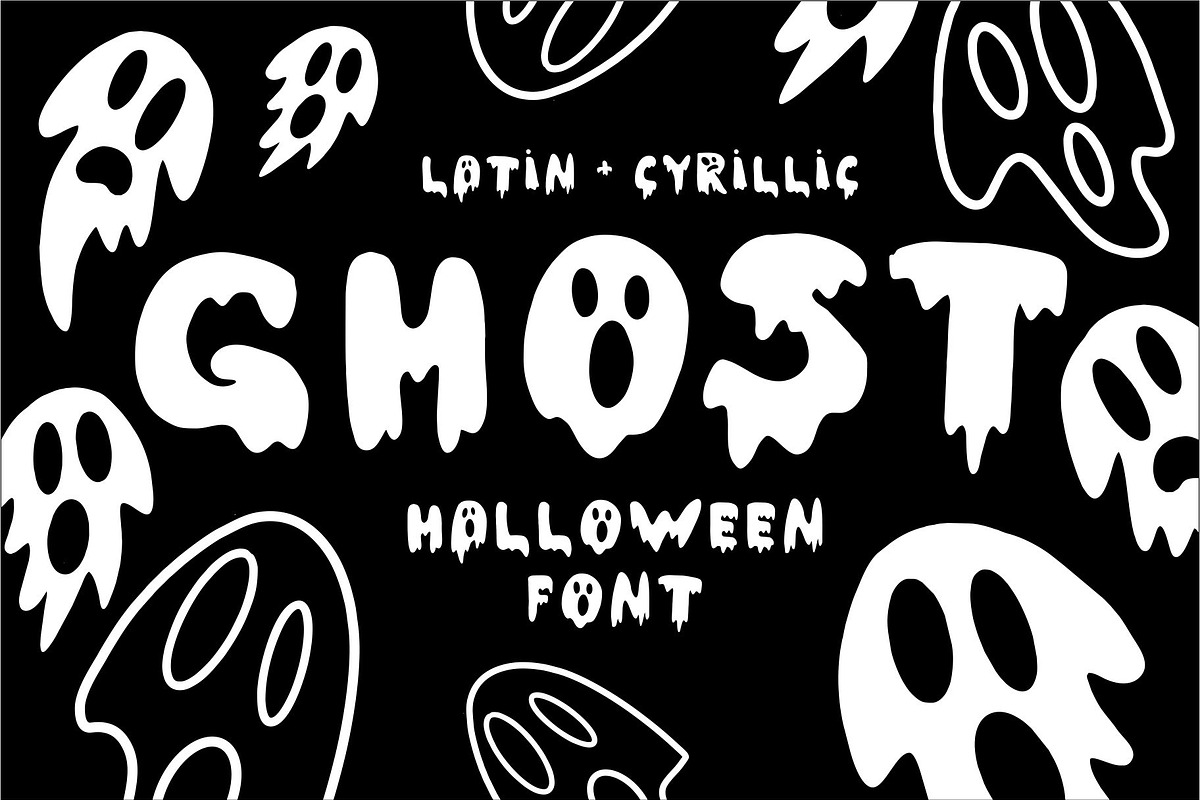 Ghost font, a Font by Malena (Photo 1 of 5)