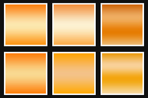 Amber Color Gradients