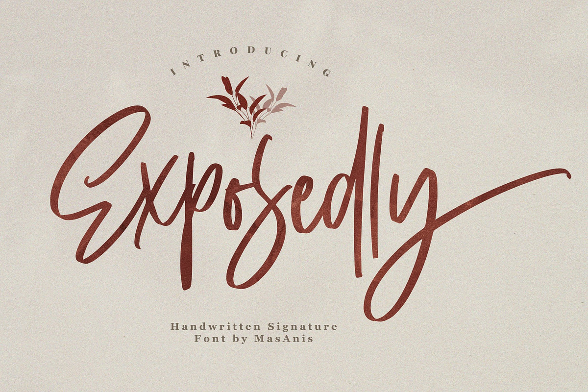 Exposedly - Classy Signature Font