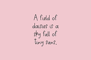 Daisylove Sans - A Handwriting Font, a Handwritten Font by Beck McCormick (Thumbnail 2 of 10)