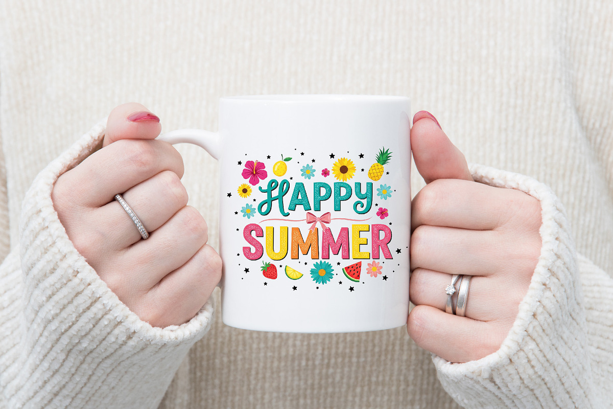Happy Summer PNG, an Illustration by Designking (Photo 2 of 4)