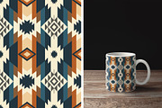 Colorful Beige Southwestern Pattern, a Pattern Graphic by PPEthnicDecorPattern (Thumbnail 7 of 10)