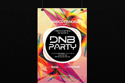 DnB Party Club Colorful Poster/Flyer, a Flyer Template by Dragoș Neagu (Thumbnail 2 of 3)