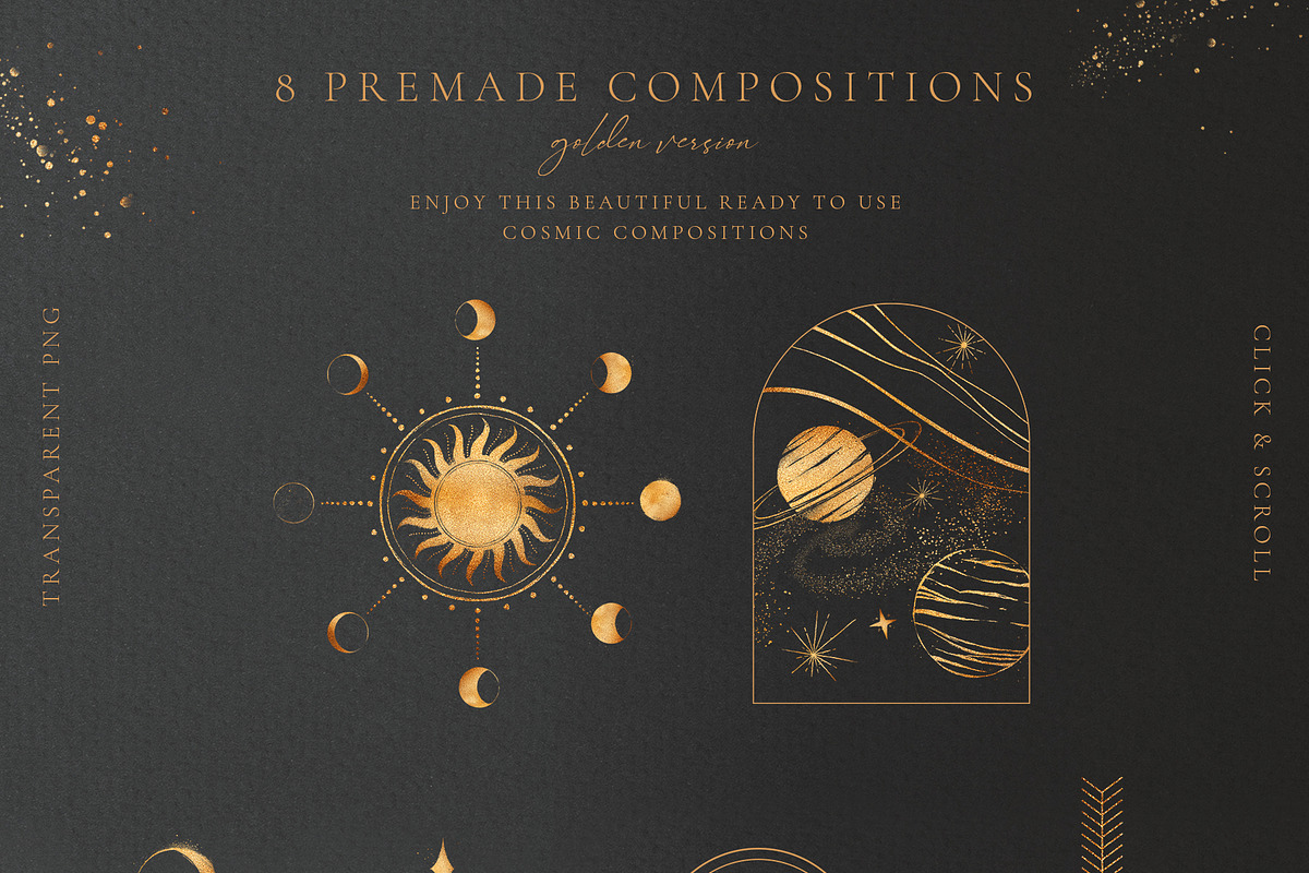 Universe Secrets Illustration Bundle, an Illustration by CarmineType (Photo 7 of 17)