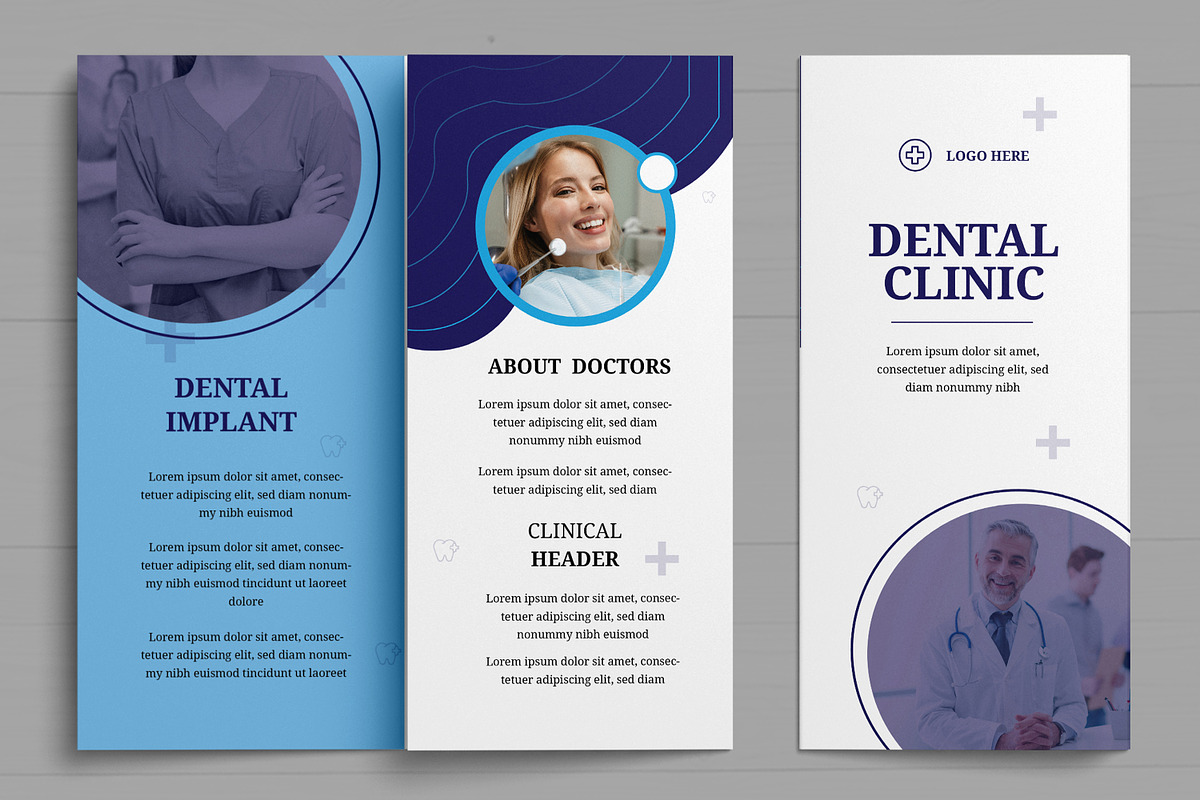 Medical Trifold Brochure, a Brochure Template by MightyDesign (Photo 3 of 7)