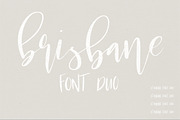Brisbane | A Scripty Font Duo, a Sans Serif Font by Jen Wagner Co (Thumbnail 6 of 6)