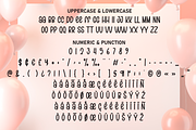 Ballons | Script Font, a Script Font by Scratchones (Thumbnail 7 of 8)