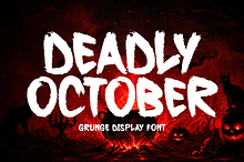 Deadly October Typeface