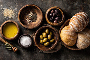 Bread and olive spread, a Photo by Beautiful things