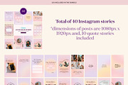 Pink Gradient Instagram Bundle, a Social Media Template by Alice Store (Thumbnail 6 of 10)