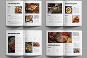 Modern Cookbook Magazine Layout, a Magazine Template by MightyDesign (Thumbnail 3 of 6)