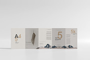 A4 Size Five Fold Brochure Mockup, a Print Template by pmvch (Thumbnail 9 of 20)