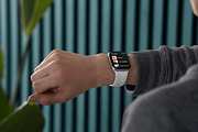 24 Watch Series 11 in Hand Mockups, a Wearable Device Mockup by Asylab (Thumbnail 94 of 107)