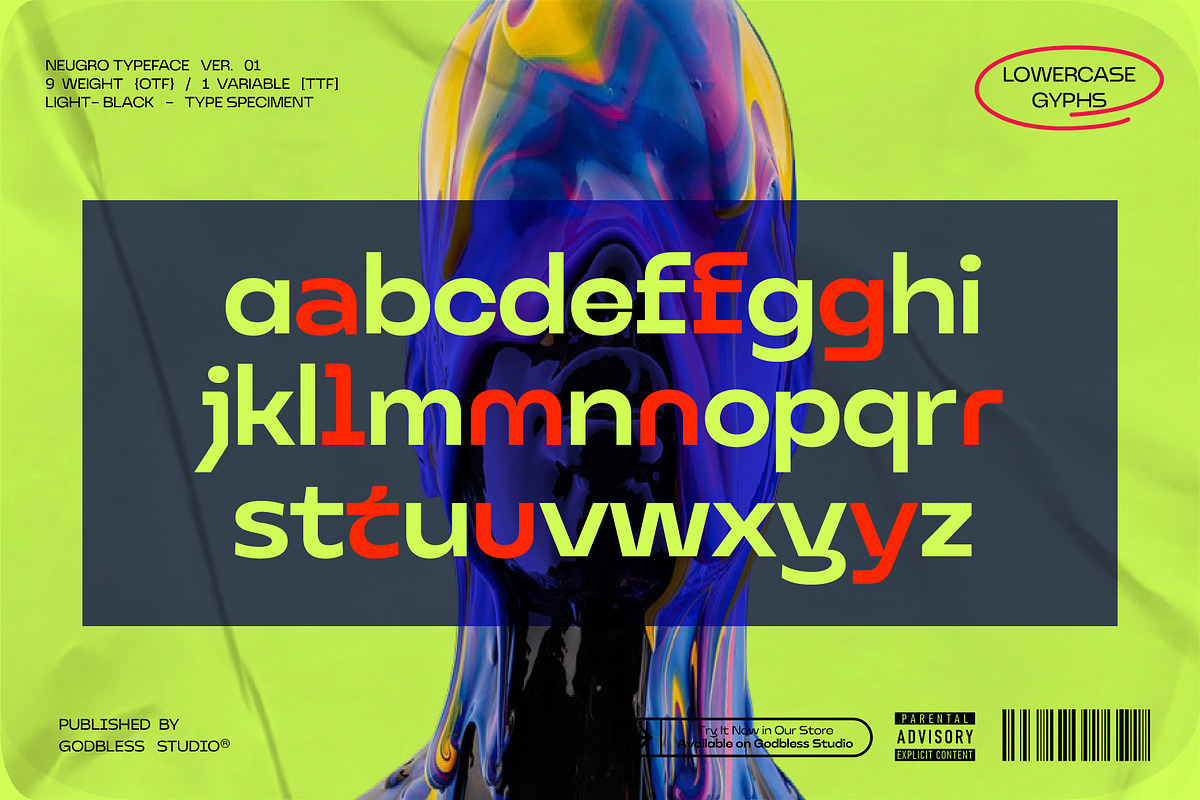 Neugro Typeface (50% OFF), a Sans Serif Font by Godbless Studio (Photo 6 of 14)