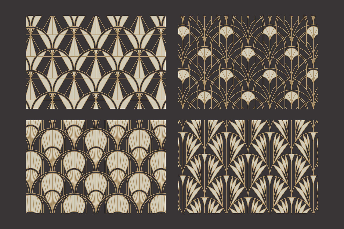 Neo Deco Seamless Pattern, a Pattern Graphic by Firowerk (Photo 7 of 8)