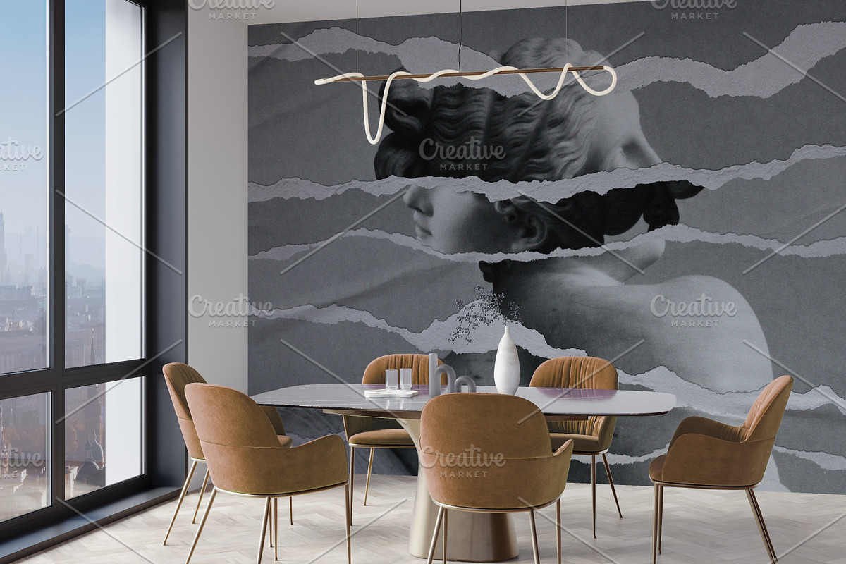 Wallpaper mockup - luxury & minimal, a Household Mockup by Hunny Badger (Photo 7 of 8)