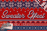 Christmas Sweater Effect Pro, an Action Add-On by Greg Nicholls (Thumbnail 1 of 7)
