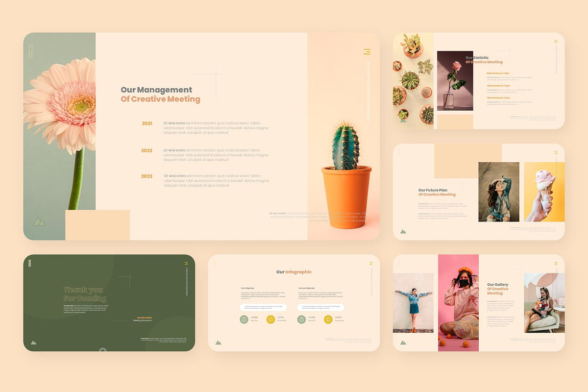 Minimalist Clean Powerpoint, a Presentation Template by NecrolitSlide (Photo 6 of 12)