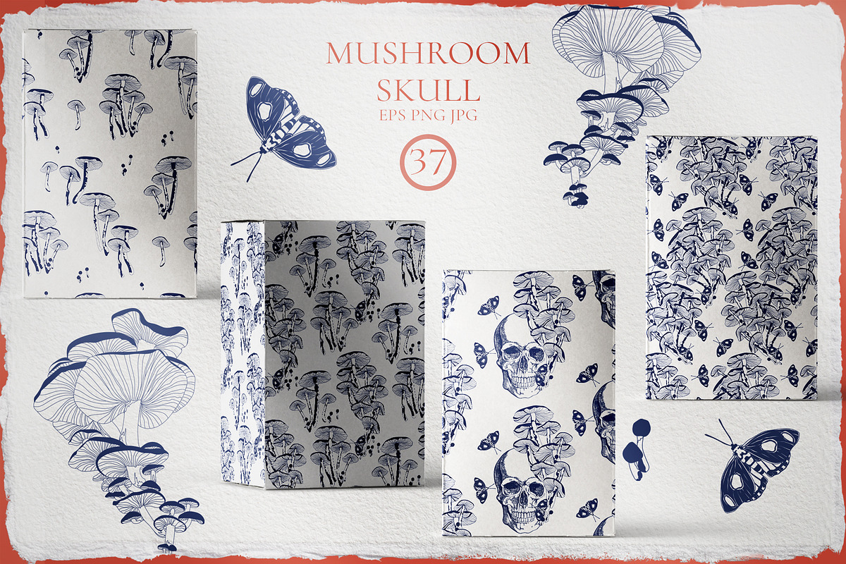 MUSHROOM SKULL, a Person Illustration by LanaDzi (Photo 3 of 11)
