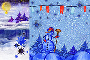 My wonderful winter holidays., a Background Graphic by Anna Art (Thumbnail 6 of 10)