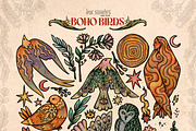 Boho Birds, an Animal Illustration by Ink Stories (Thumbnail 3 of 16)