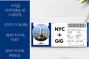 Editable Boarding Pass Template, a Card Template by YasdeyDesigns (Thumbnail 8 of 8)