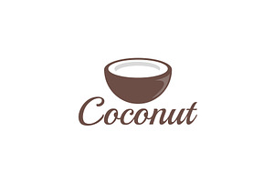 Coconut logo icon illustration, a Branding & Logo Template by Dyn Studio