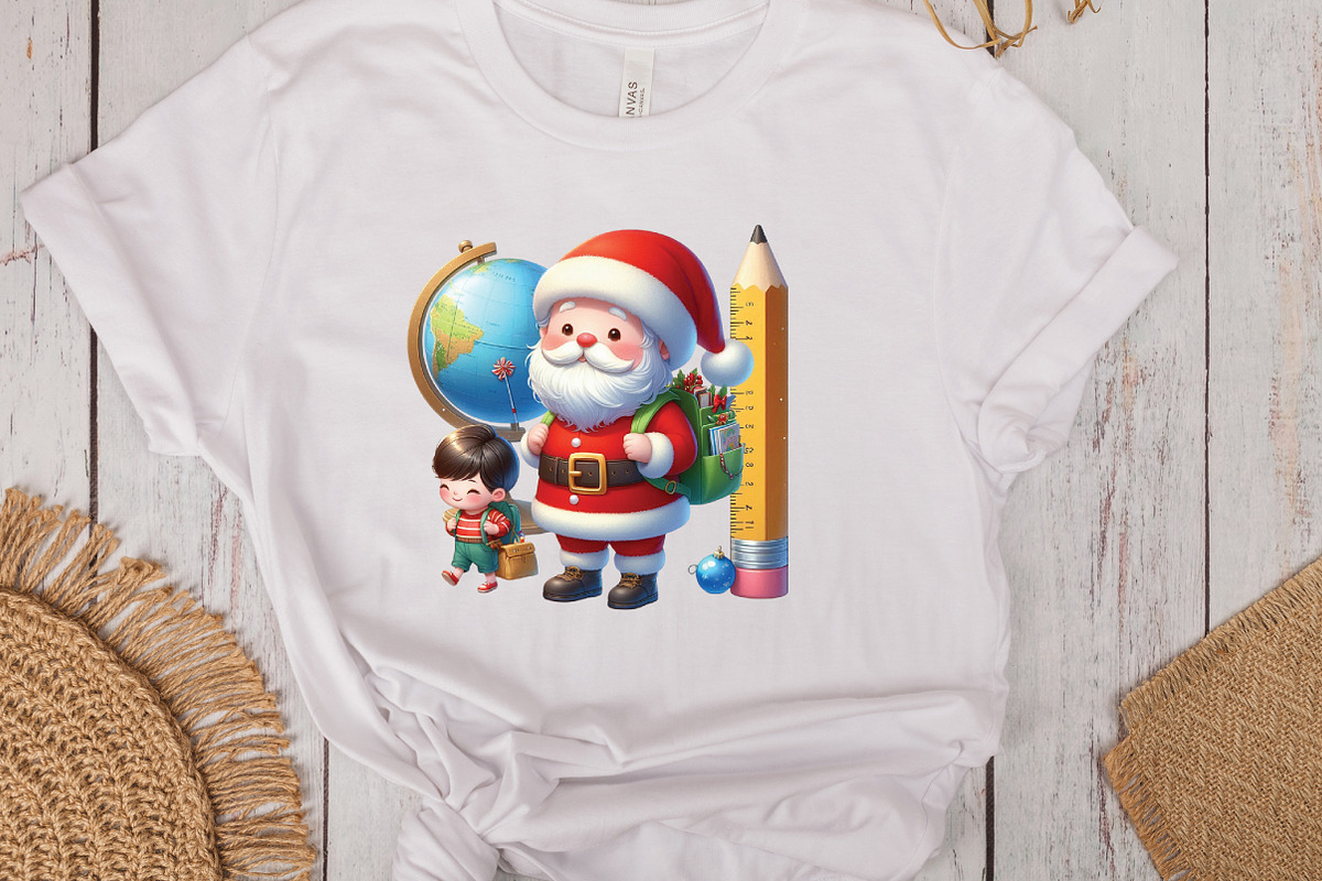 Watercolor Christmas Santa Clipart, an Illustration by CraftArtStudio (Photo 3 of 5)