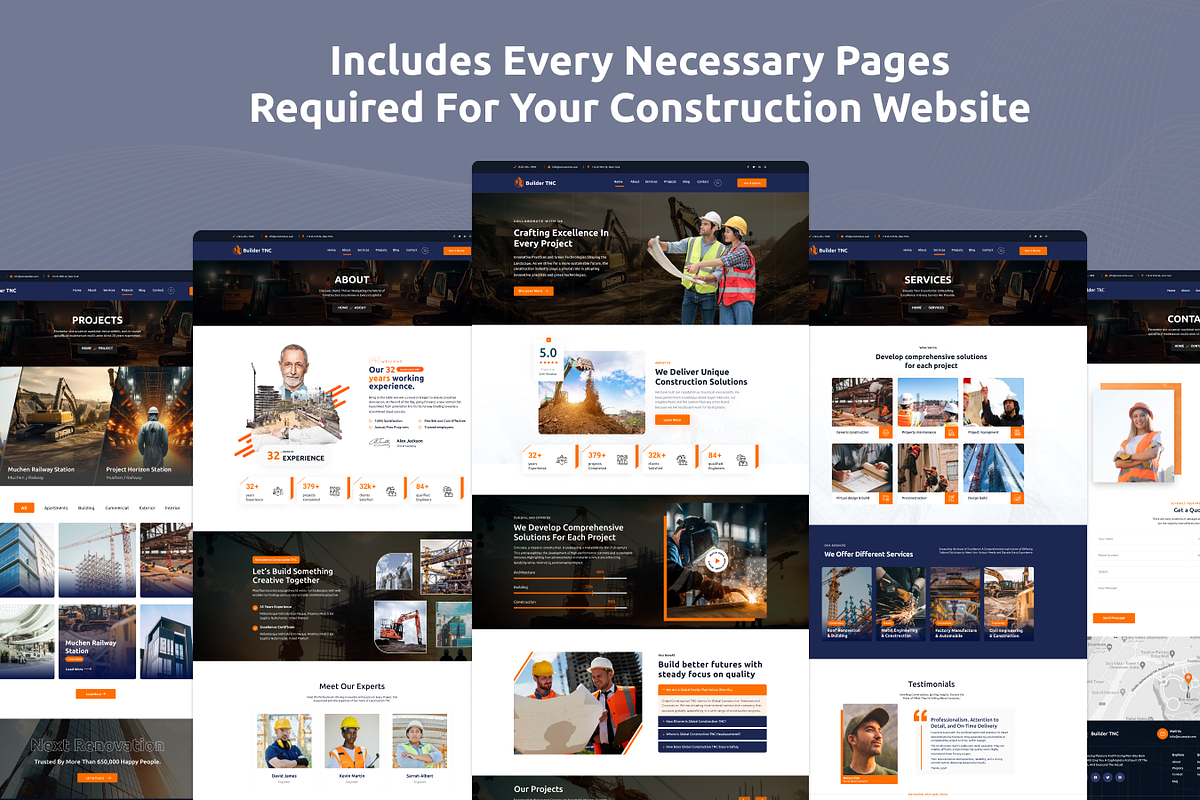 Builder - Construction HTML Template, a HTML Template by TNCFlow (Photo 5 of 5)