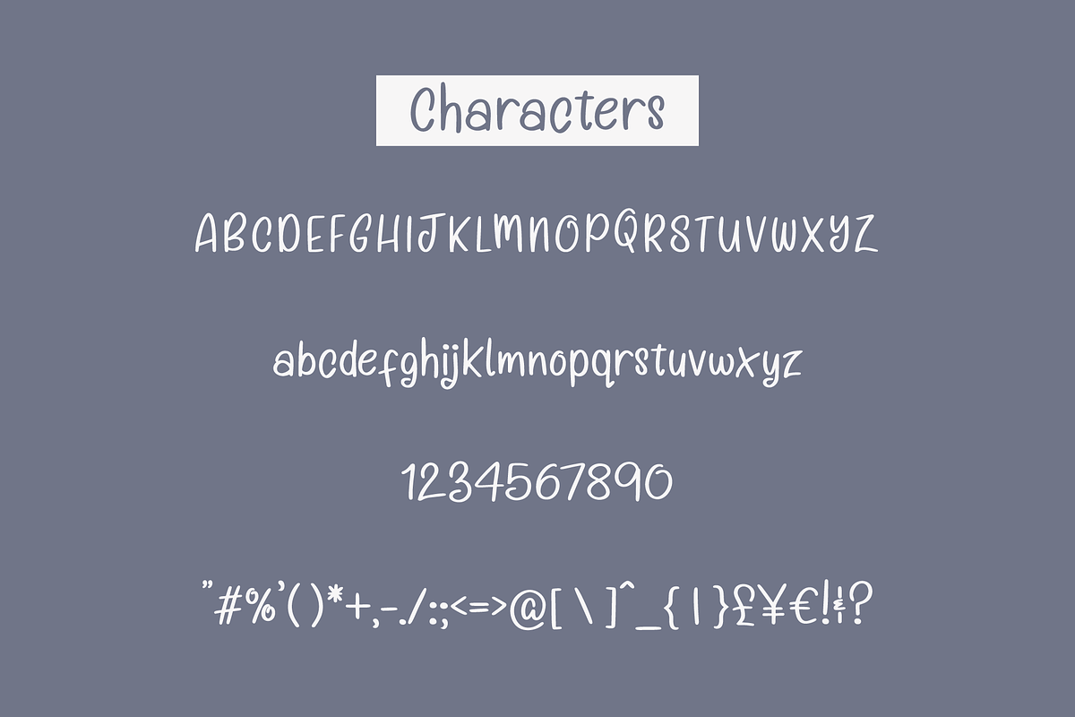 Lunar Shore Cute Handwriting Font, a Font by Dancing with Ink (Photo 19 of 19)