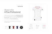 6x Women T-shirt Ghost Mock-ups Set, a Books & Magazine Mockup by Apparel_Mockups (Thumbnail 8 of 23)