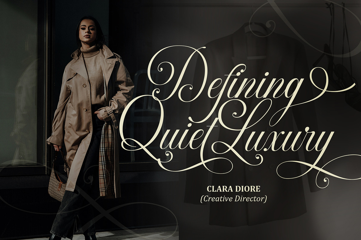 Silken Luxe - Classy Cursive Script, a Script Font by Bale Type (Photo 5 of 9)