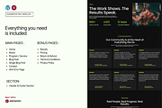 Fitness & Gym WordPress Template, a WordPress Template by Web Template Market (Thumbnail 2 of 8)