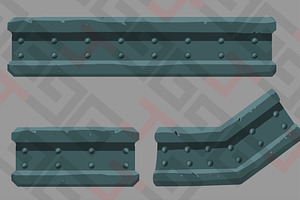 Platform metal beam asset
