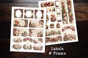 Vintage Christmas Bakery Journal Kit, a Seasonal Illustration by V Design Creator (Thumbnail 8 of 13)