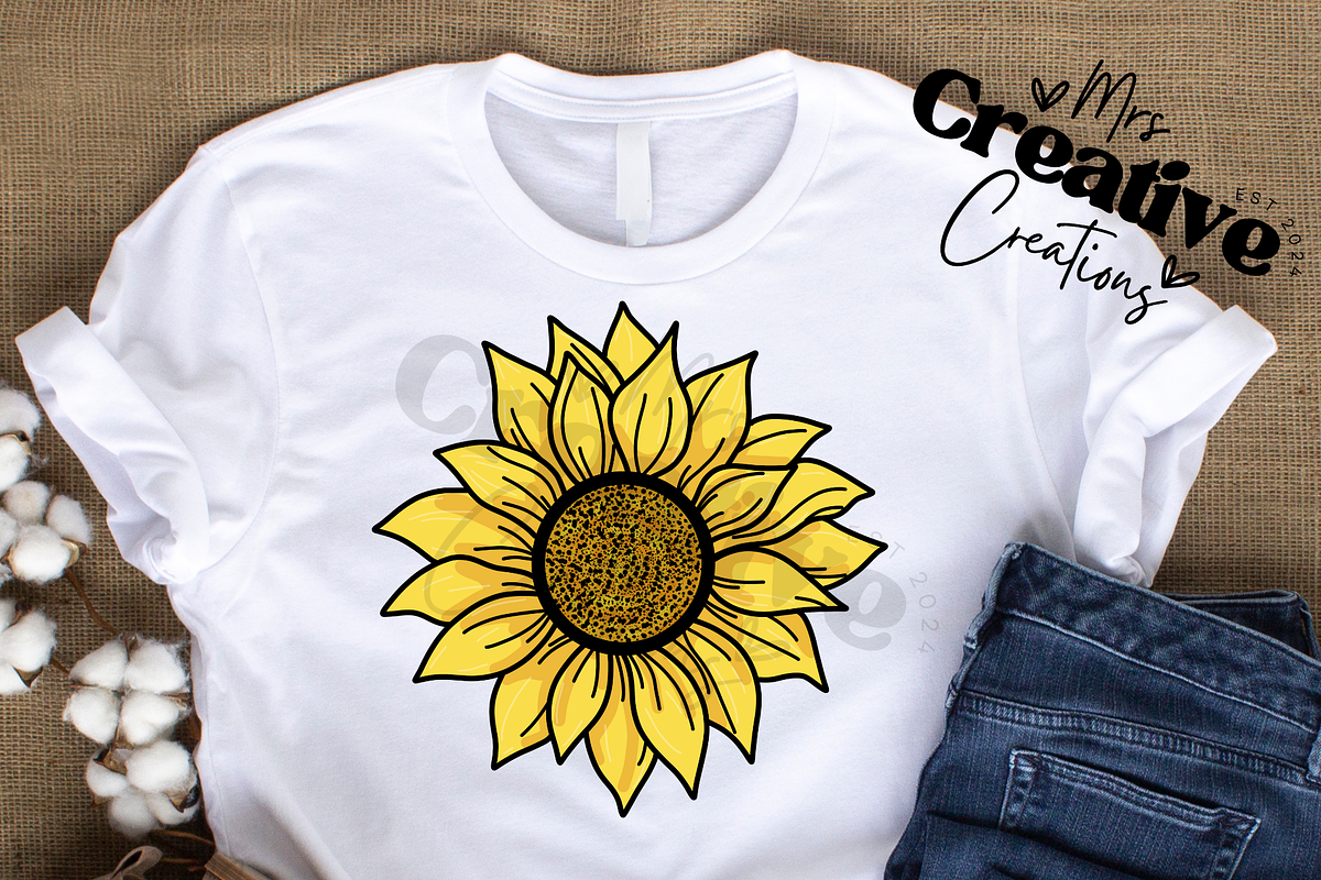 Colorful Sunflowers Clipart Bundle, a Graphic by Mrs. Creative Creations (Photo 3 of 6)