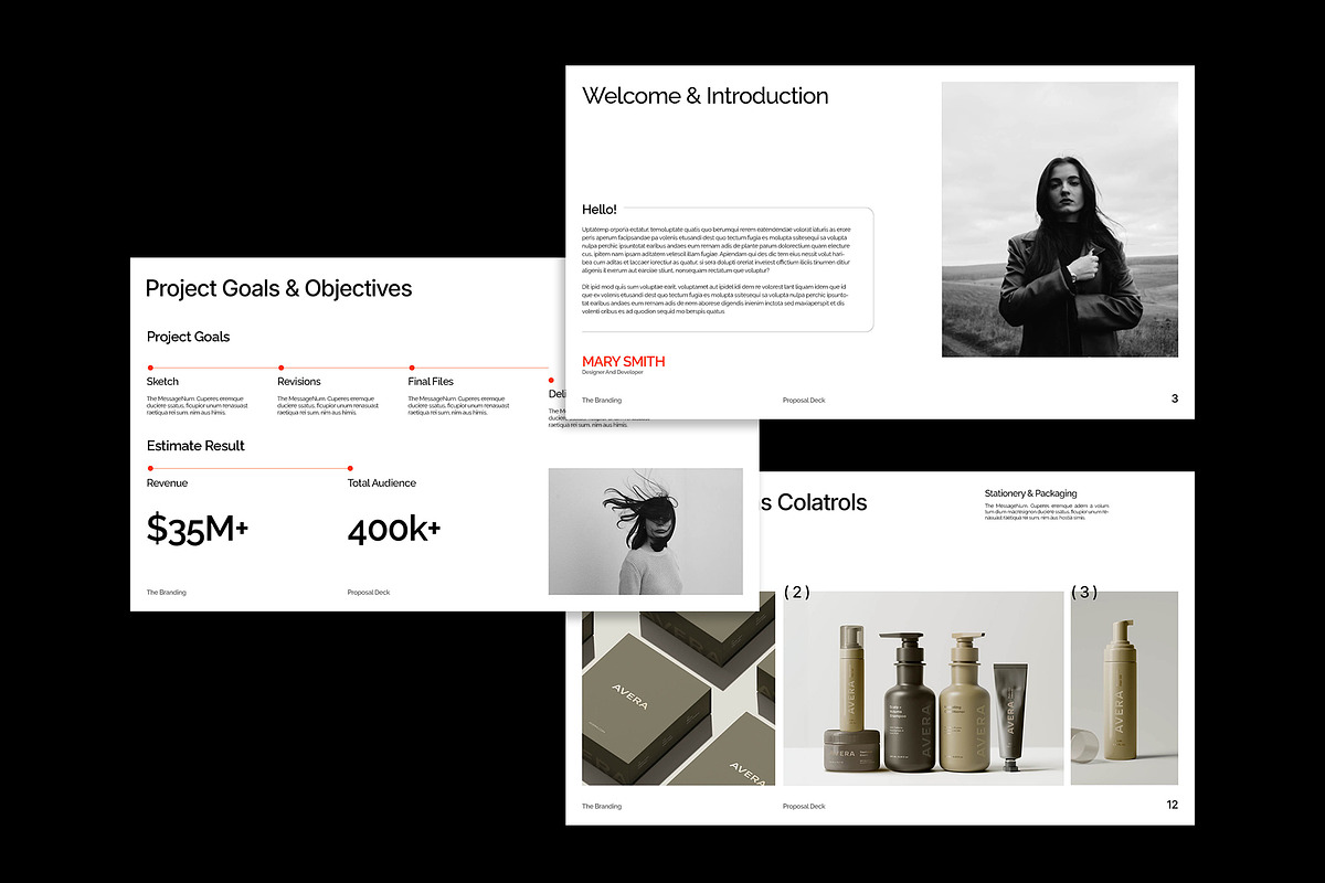 Branding Proposal Presentation Deck, a Presentation Template by Templeste (Photo 5 of 6)