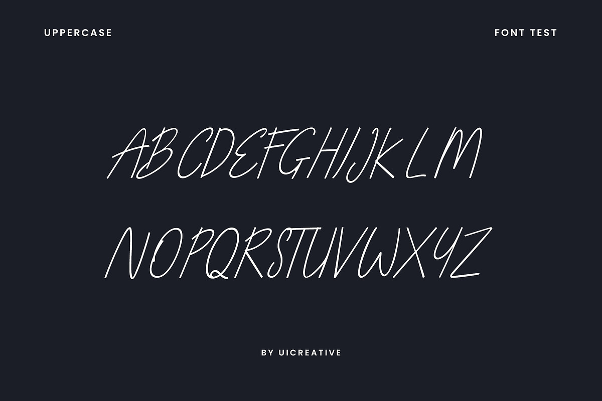 Andino Rasmitha Signature Font, a Script Font by UICreative (Photo 9 of 10)