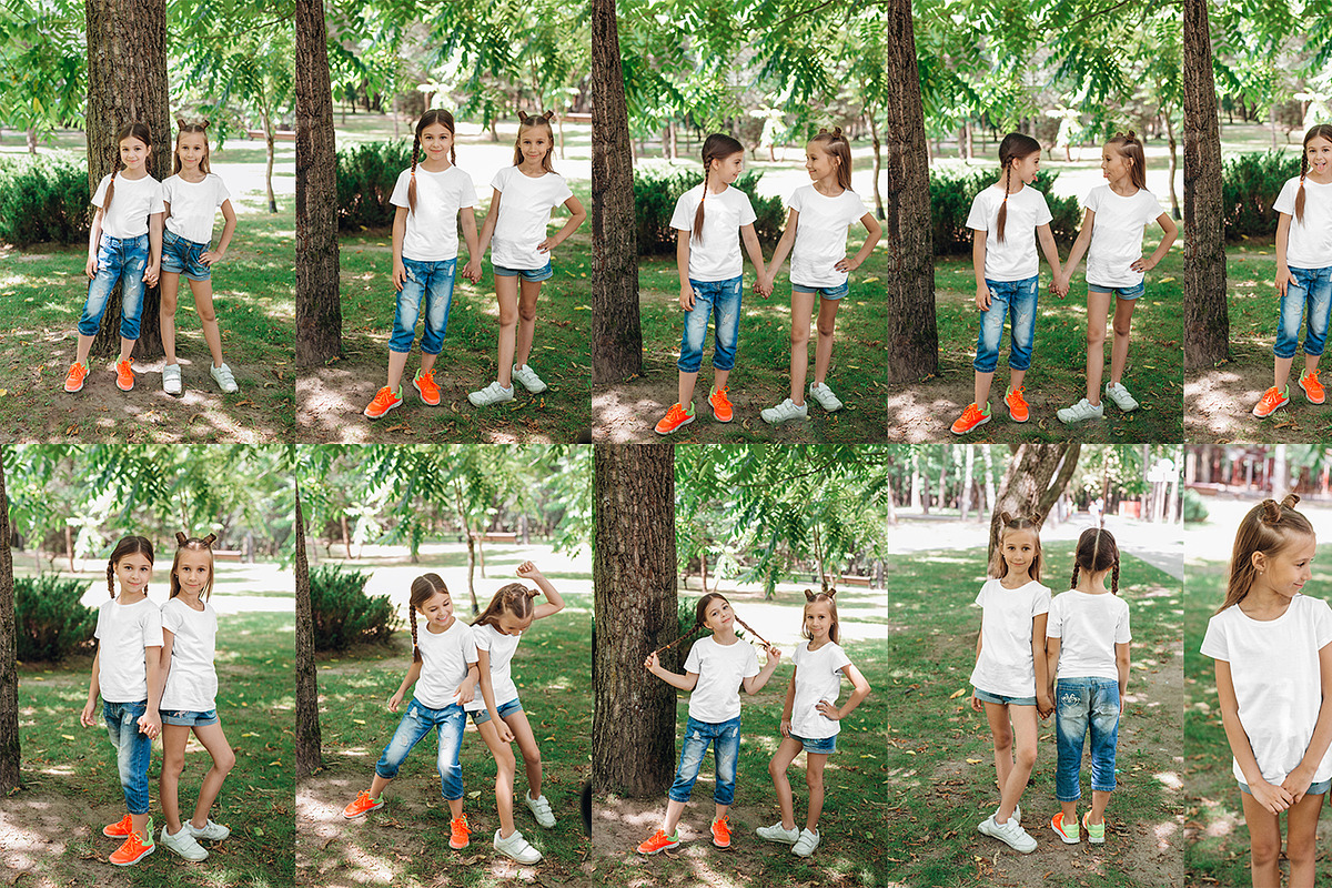 Kids Girl T-Shirt PSD Mockups Vol6, a Shirt Mockup by Hi, Mock-Up! (Photo 8 of 8)