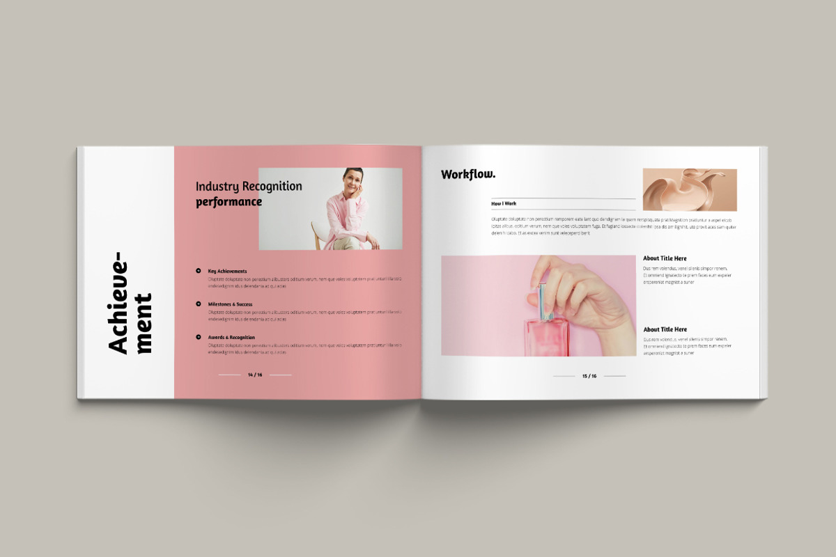 Portfolio Landscape Template, a Brochure Template by Pixelpick (Photo 8 of 9)
