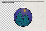 Set of landscapes in a circle 6 PNG, a Food Illustration by LOKSKIH (Thumbnail 2 of 3)