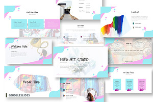 Art Studio Google Slides Template