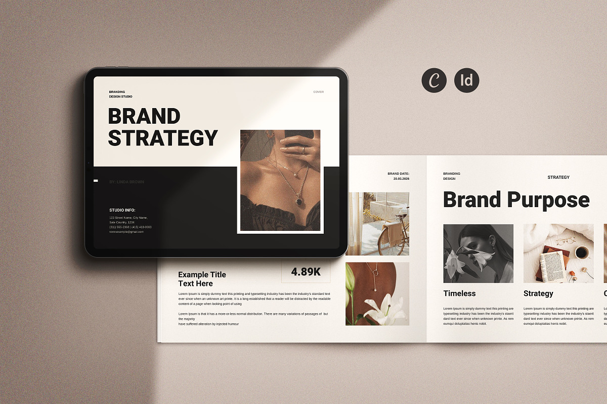 Brand Strategy Framework Template, a Brochure Template by ArtisanaAura (Photo 1 of 9)