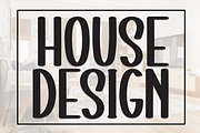 House Design | Script Font, a Script Font by Scratchones (Thumbnail 1 of 8)