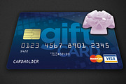 The GiftCard Mock-ups, a Product Mockup by Designer Essentials (Thumbnail 5 of 5)