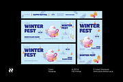 Winter Festival Ticket, a Stationery Template by Neermana (Thumbnail 1 of 4)