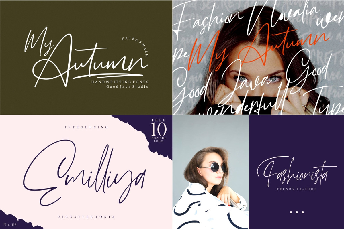 The Handwritten Bundle Fonts, a Script Font by Good Java Studio (Photo 16 of 19)