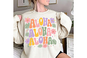 Boho Retro Aloha Aloha Summer PNG, an Illustration by Dream Creation (Thumbnail 4 of 7)