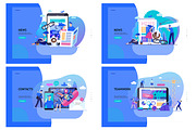 Company website vector Illustrations, a Work Illustration by Grivina's shop (Thumbnail 21 of 25)